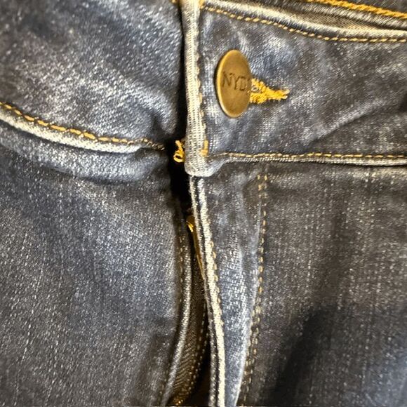 NYDJ Marilyn Straight Quinn Wash Jeans Zip Fly Stretch Tech Size 12 - Picture 6 of 16